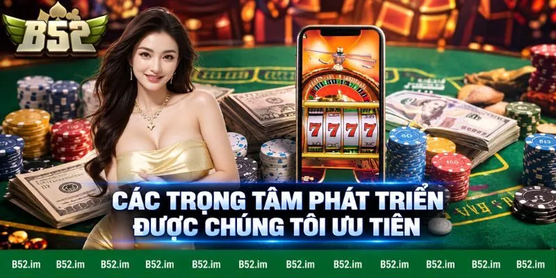 Các trọng tâm phát triển được chúng tôi ưu tiên