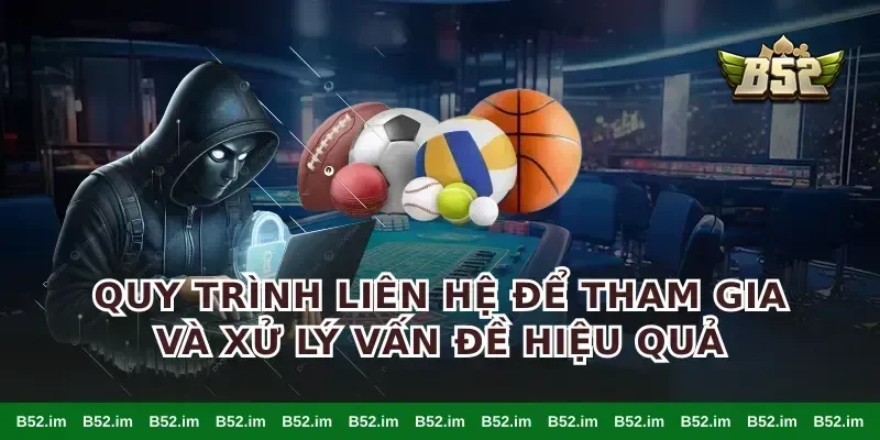 Quy trình liên hệ để tham gia và xử lý vấn đề hiệu quả